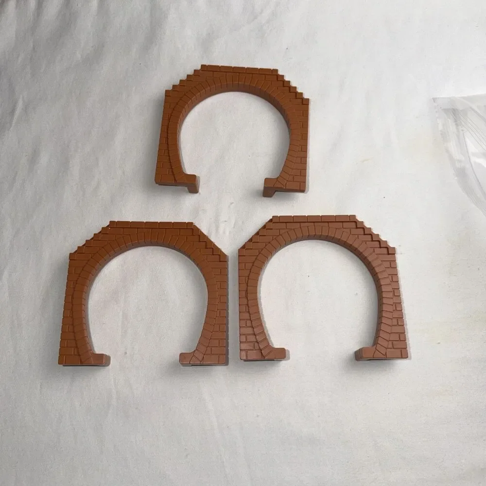 Replacement Brown Brick Tunnel Portals Train Track Sets Thomas Friends VTG